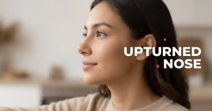 upturned nose